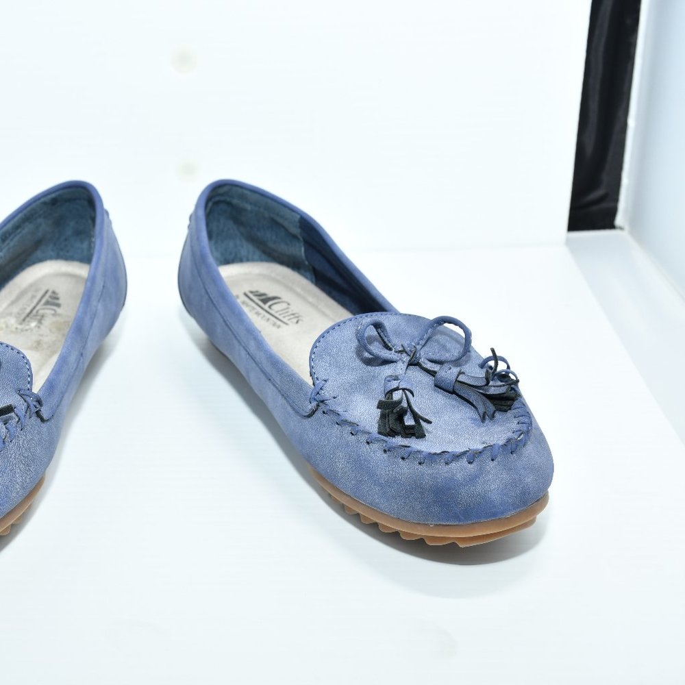 Periwinkle Cliffs by White Mountainn  Loafer Flats